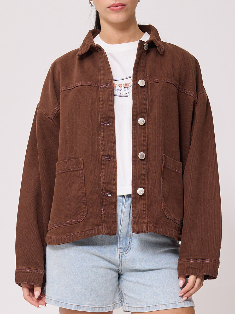 CAMPERA LARAK RUSTY - MarrÓn 