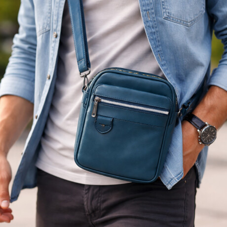 Morral bandolera - Liviana y Cómoda Verde Petroleo