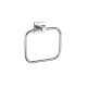 Toallero Aro Metal Brillante Manchester Cromo 16 Cm