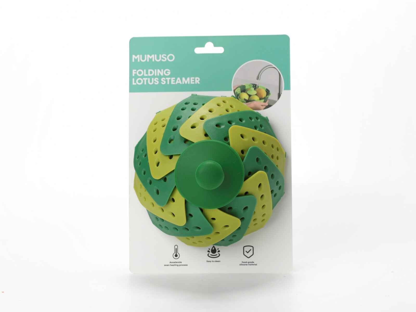CESTA DE VAPOR PLEGABLE LOTUS - VERDE 