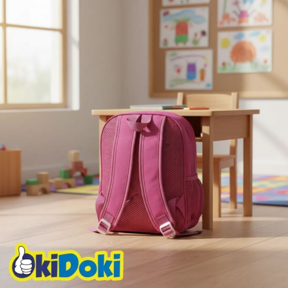 Mochila Estampada Con Relieve Pre-escolar Gatito