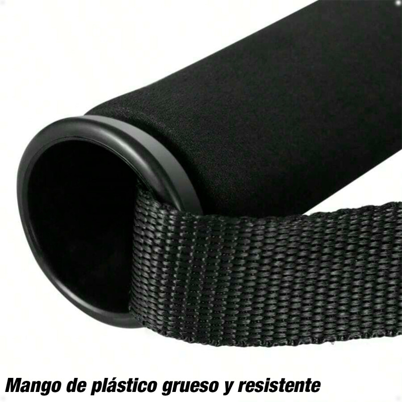 Agarre para Banda Elástica Con 2 Mosquetones Agarre para Banda Elástica Con 2 Mosquetones