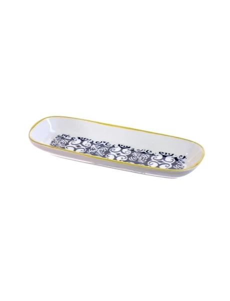 BANDEJA OVAL 24.5x9.5CM NAZEN NEGRO BANDEJA OVAL 24.5x9.5CM NAZEN NEGRO