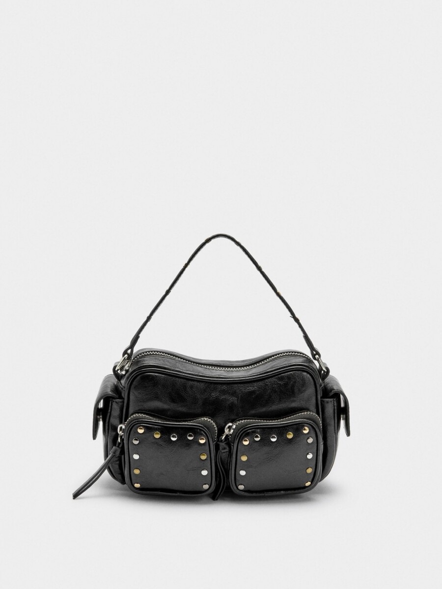 Bolso De Mano Con Tachuelas negro