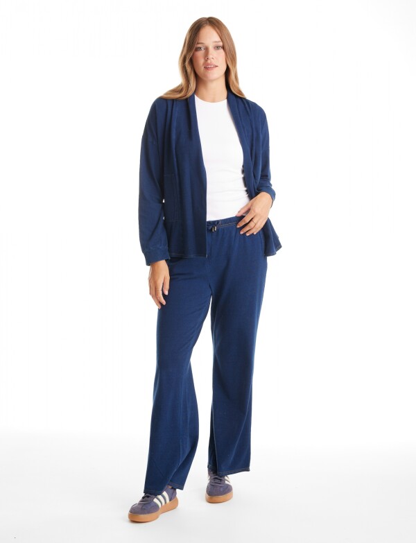 Cardigan Denim Abierto JEAN OSCURO