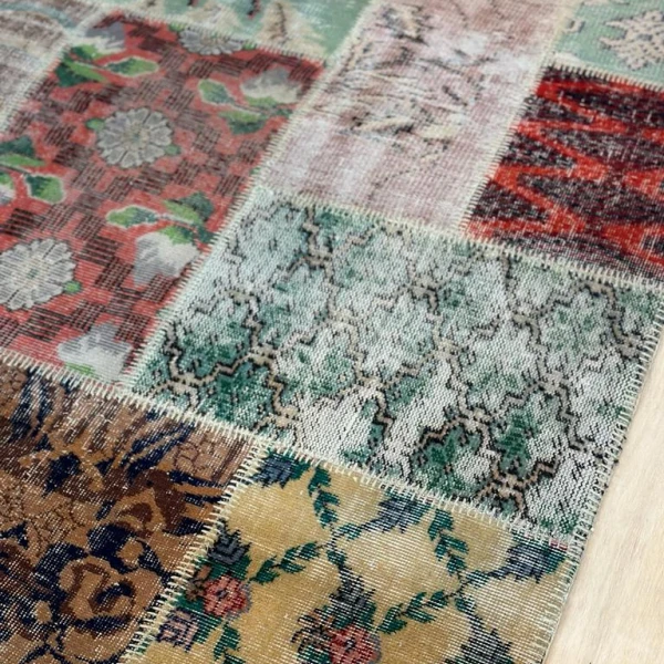 Alfombra patchwork bordeaux 2,40x1,70 Alfombra patchwork bordeaux 2,40x1,70