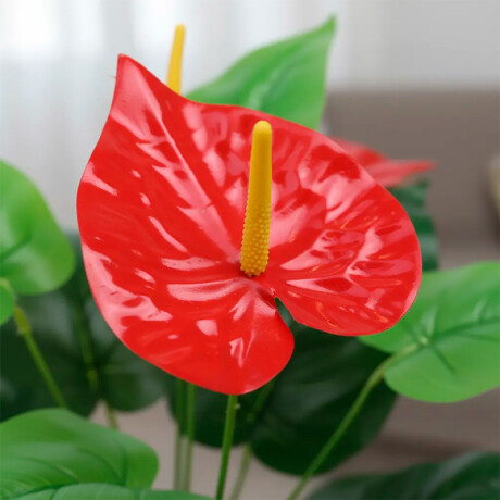 Planta Artificial Anturio Rojo Planta Artificial Anturio Rojo
