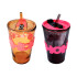 Vaso de vidrio HOHO con sorbito 450ml Vaso De Vidrio Hoho Con Sorbito 450ml