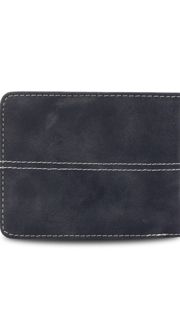 BILLETERA ODIN C/ BORDADO NEGRO C/ NEGRO