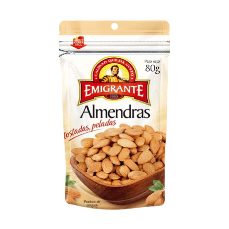 ALMENDRAS PELADAS TOSTADAS DP 80G EL EMIGRANTE ALMENDRAS PELADAS TOSTADAS DP 80G EL EMIGRANTE