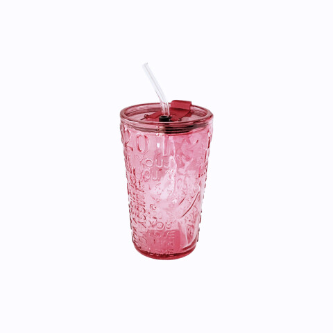 Vaso de vidrio c/sorbito Vaso De Vidrio C/sorbito