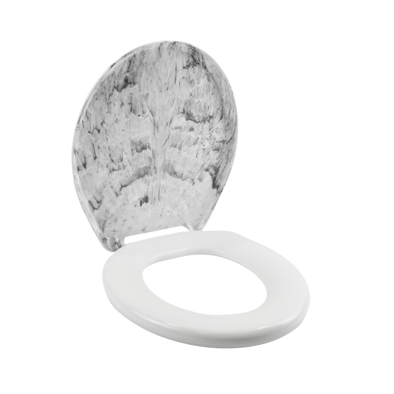 Asiento de inodoro acolchonado Universal Atlas BLANCO