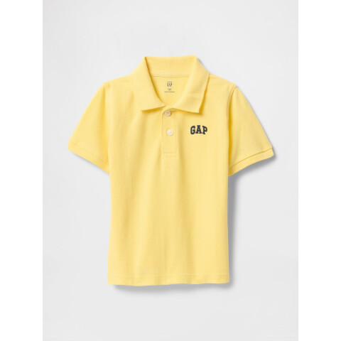 V-FRCH LOGO SS PIQUE POLO PALE BANANA 12-0824TCX