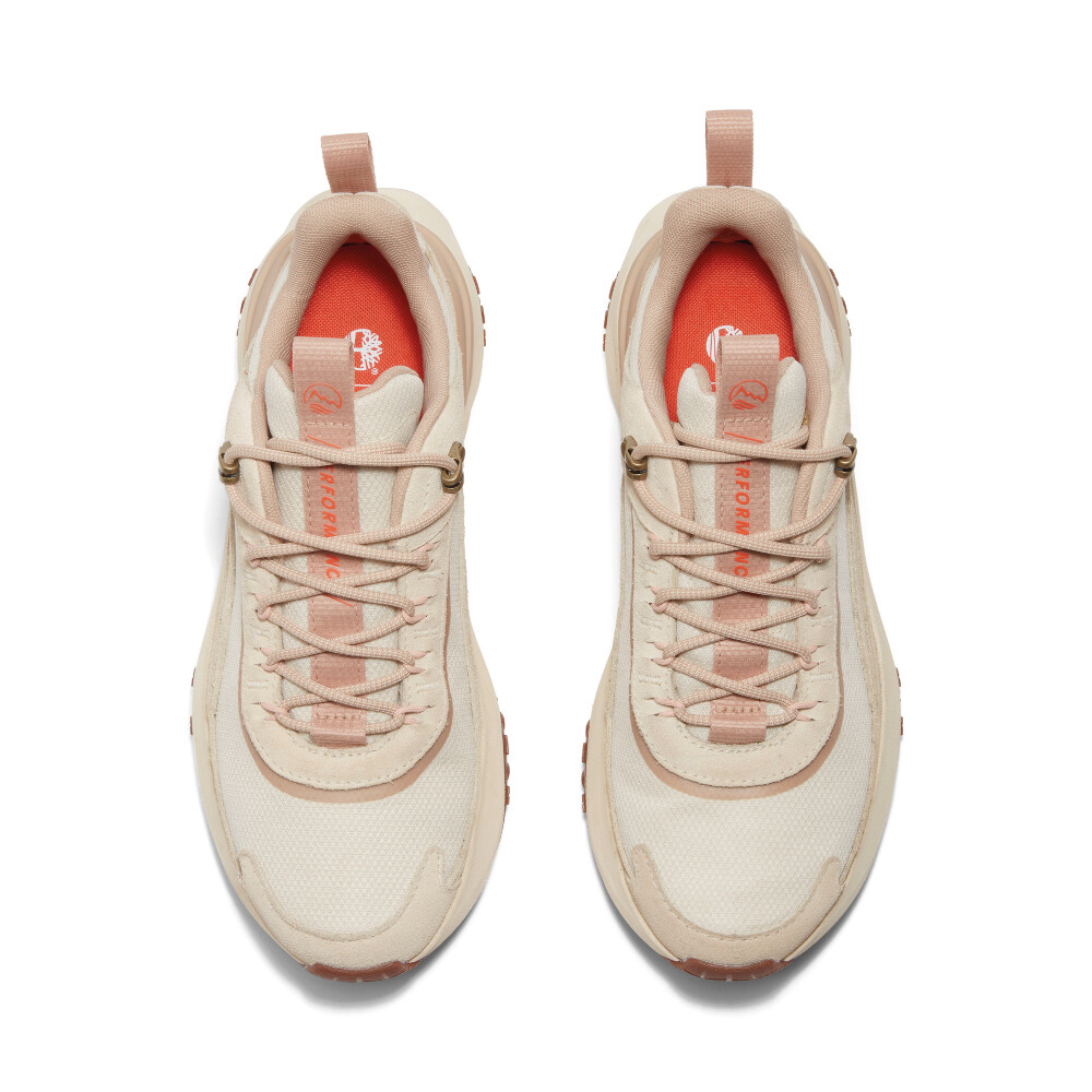Zapatillas Low Lace Up Waterproof Mujer Natural Mesh