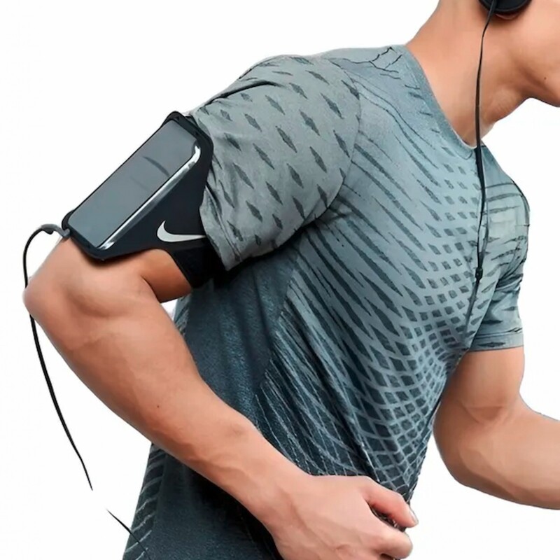 Protector Nike Pocket Arm Band Plus Unisex Negro