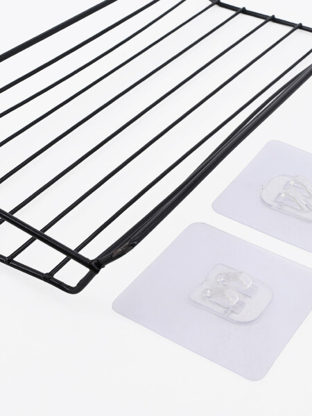 ESTANTERIA AUTOADHESIVA NEGRO