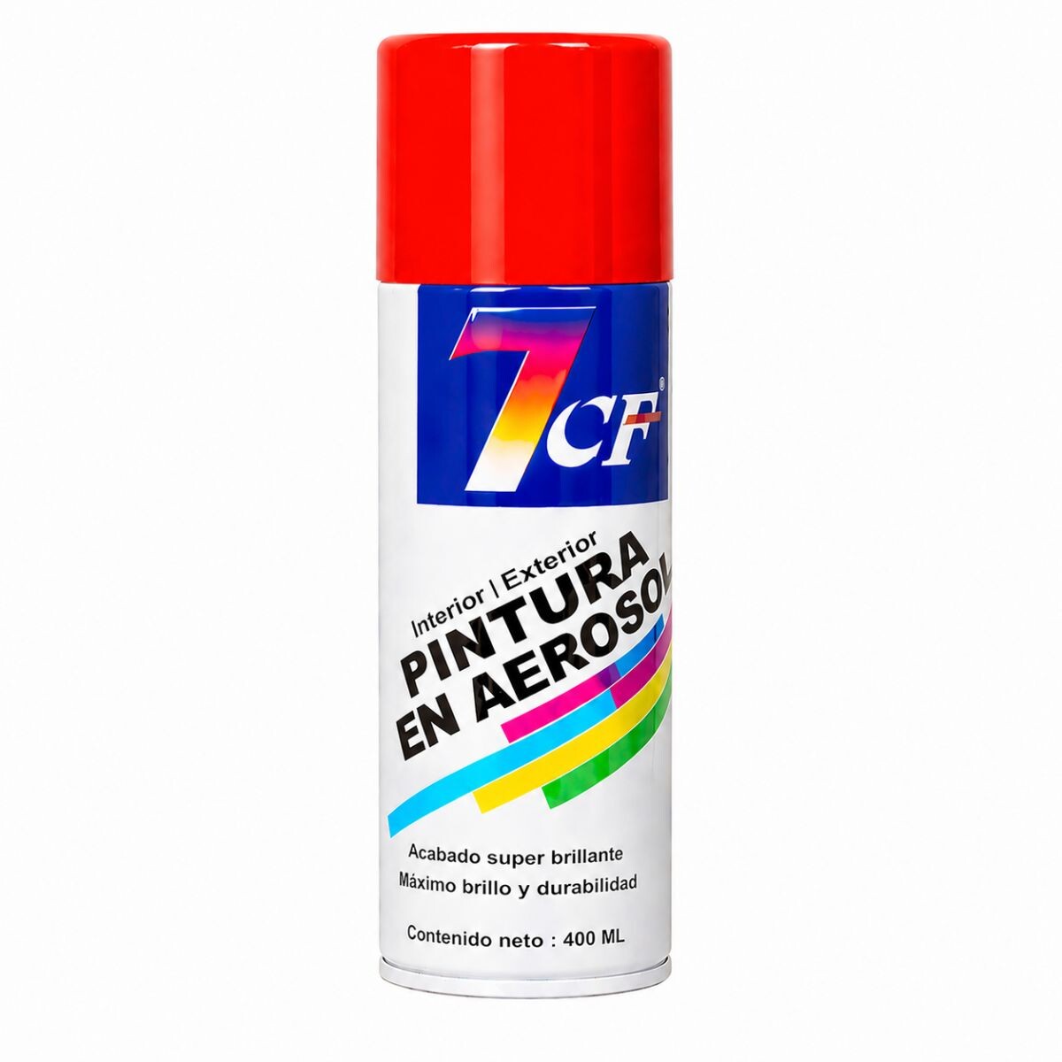 ESMALTE AEROSOL BRILLANTE 7CF 400ml. - Rojo Jialing Red 14 