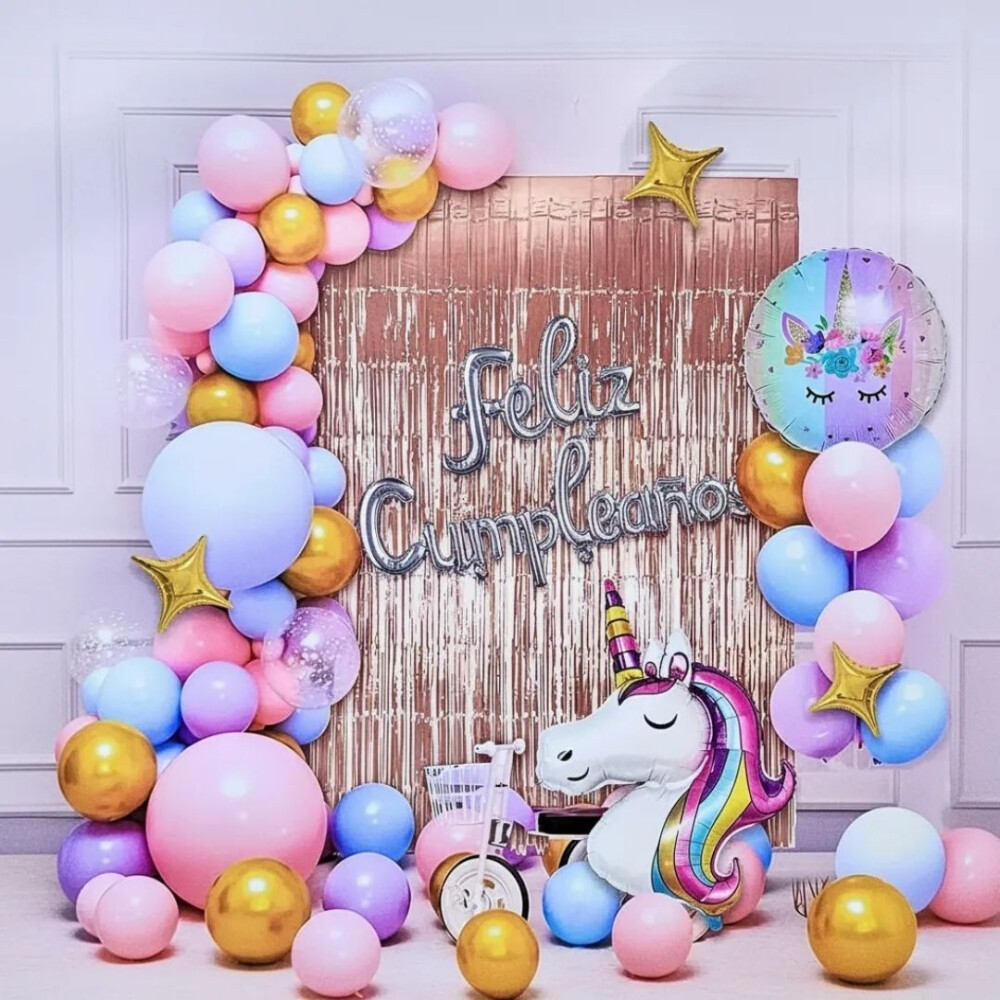 Kit De Decoración Para Cumpleaños Unicornio Kit De Decoración Para Cumpleaños Unicornio