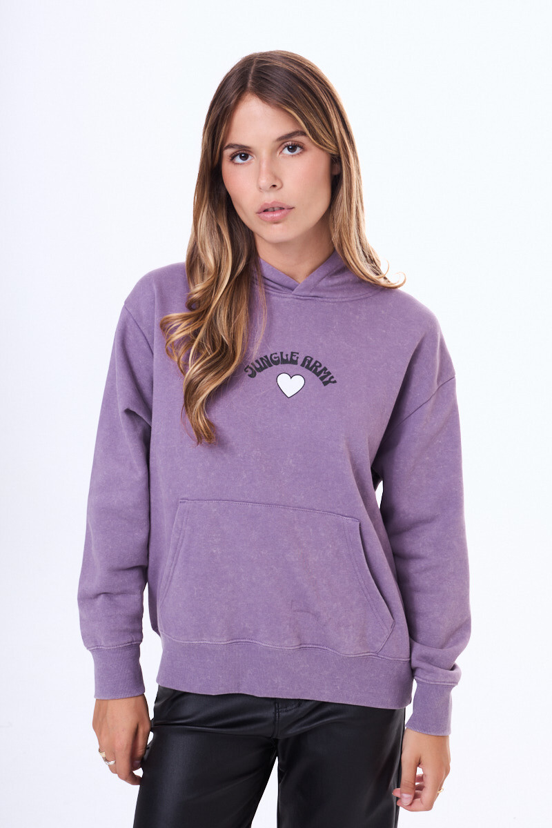 Buzo de felpa Caragua Lila