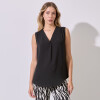 Blusa Escote V NEGRO