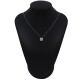 Dije En Oro 18K Blanco Y Zirconia. Dije En Oro 18K Blanco Y Zirconia.