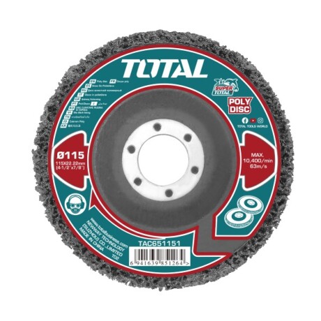 Disco de polietileno 4 1/2" total TAC651151 Disco de polietileno 4 1/2" total TAC651151