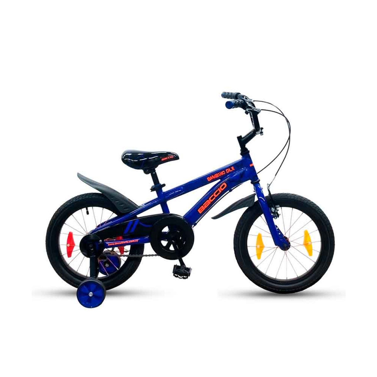 Bicicleta Baccio Bambino DLX 16 - Azul y Naranja 