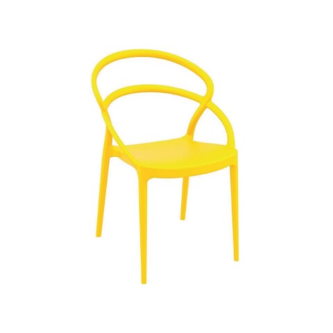 SILLA CHICAGO 58x53x83CM AMARILLO SILLA CHICAGO 58x53x83CM AMARILLO