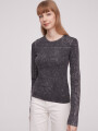 Remera Sacrlett Gris Oscuro