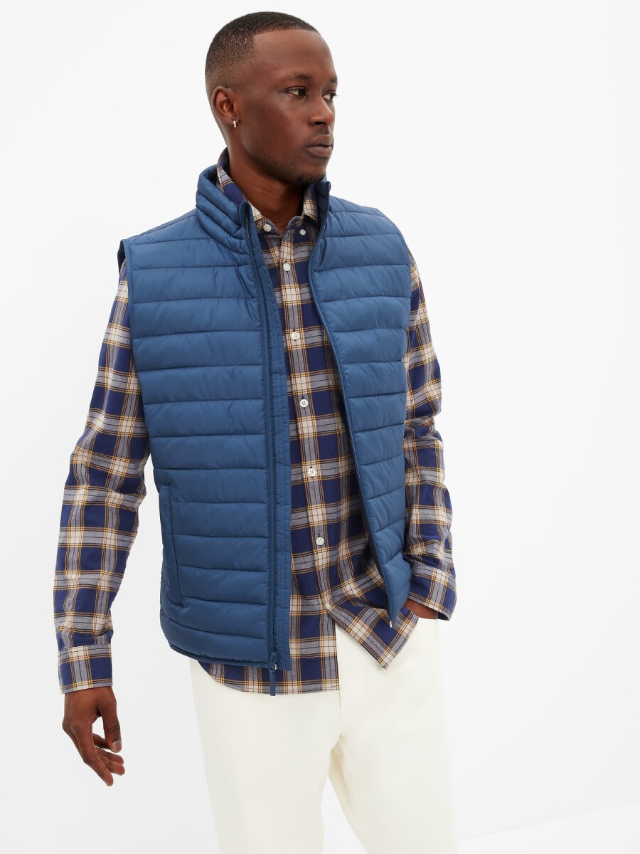 Chaleco Liviano Hombre - Tranquil Blue 