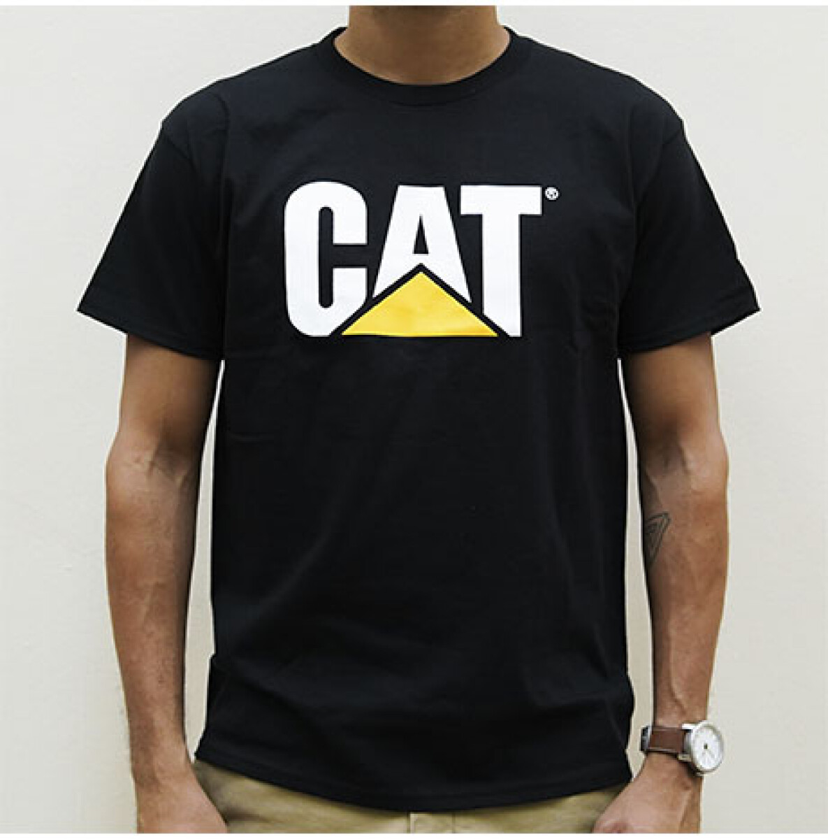 T-shirt Cat negro 