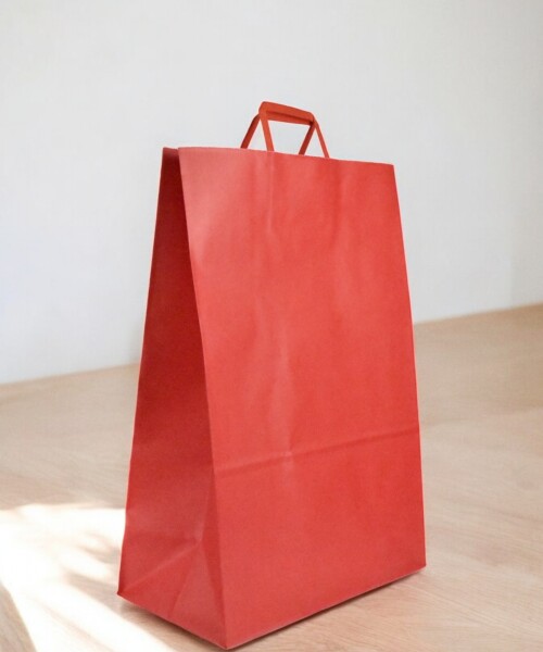 Pack x 50 - bolsa lisa 34x17x48 cm ROJO