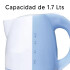 Jarra Eléctrica Xion Xi-gl23 1.7 L BLANCO/AZUL