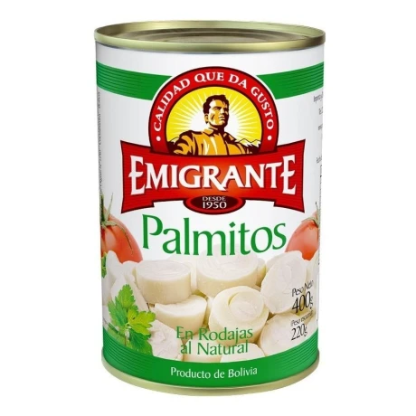 PALMITOS RODAJAS EMIGRANTE 400G PALMITOS RODAJAS EMIGRANTE 400G