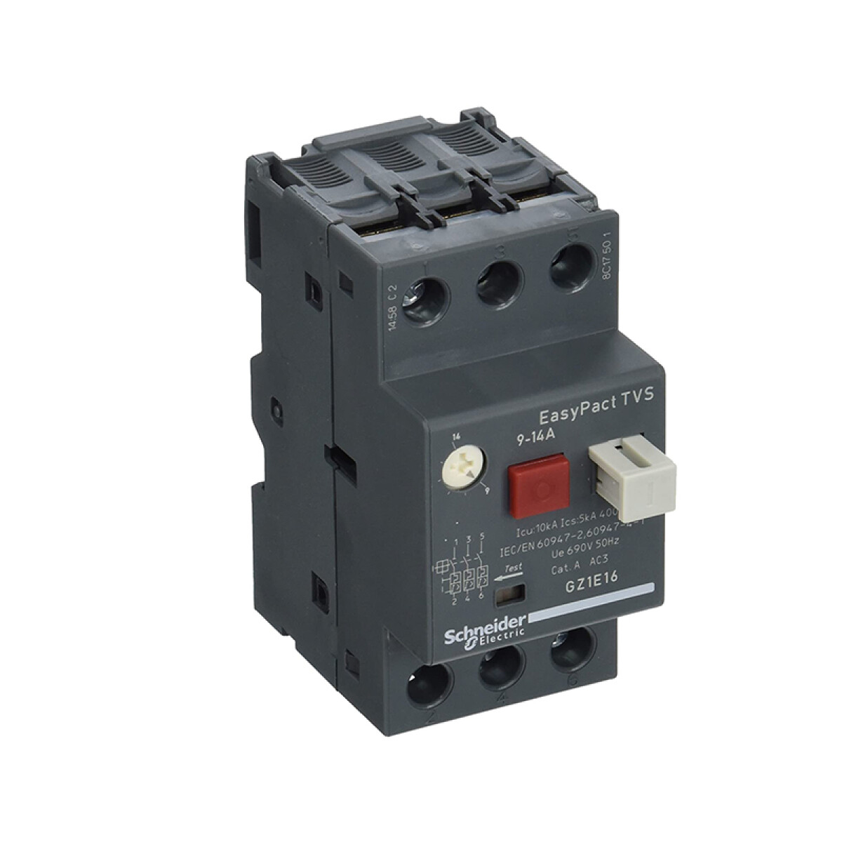 Guardamotor termomagnético DIN 9-14A - TL2050 