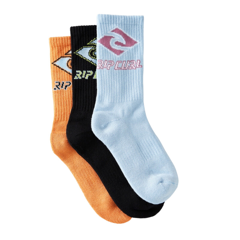 Medias Rip Curl Diamond Crew Sock 3-Pk - Boy Medias Rip Curl Diamond Crew Sock 3-Pk - Boy