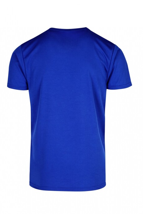 Camiseta a la base dry fit Azul royal
