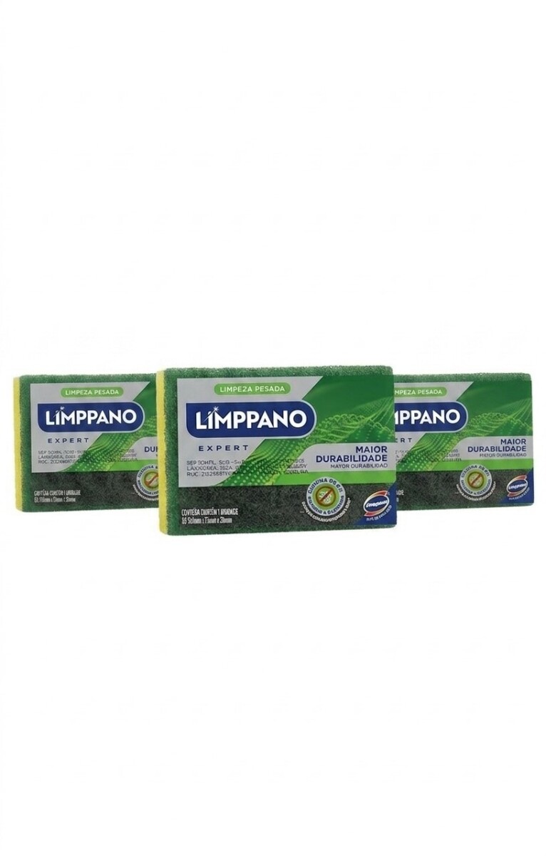 ESPONJA LIMPPANO MULTIUSO (PACK X 3 UNIDADES) 