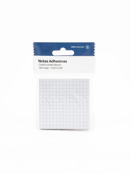 NOTAS ADHESIVAS 100 HOJAS BLANCO