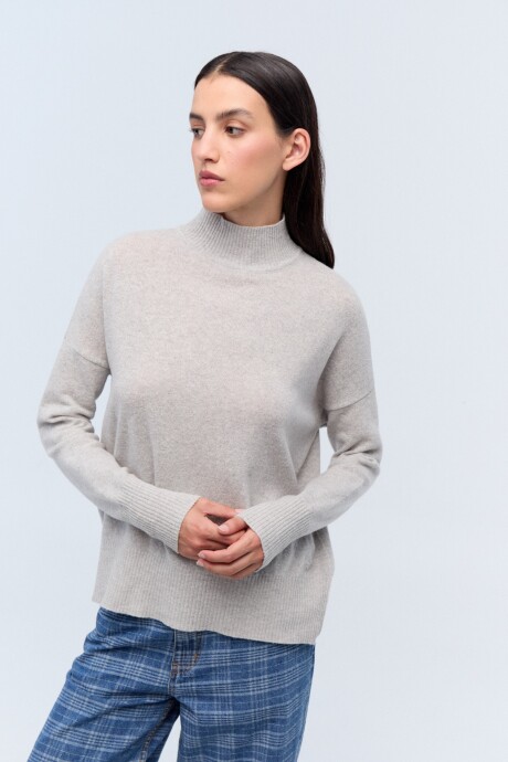Polera Nimes Gris Claro