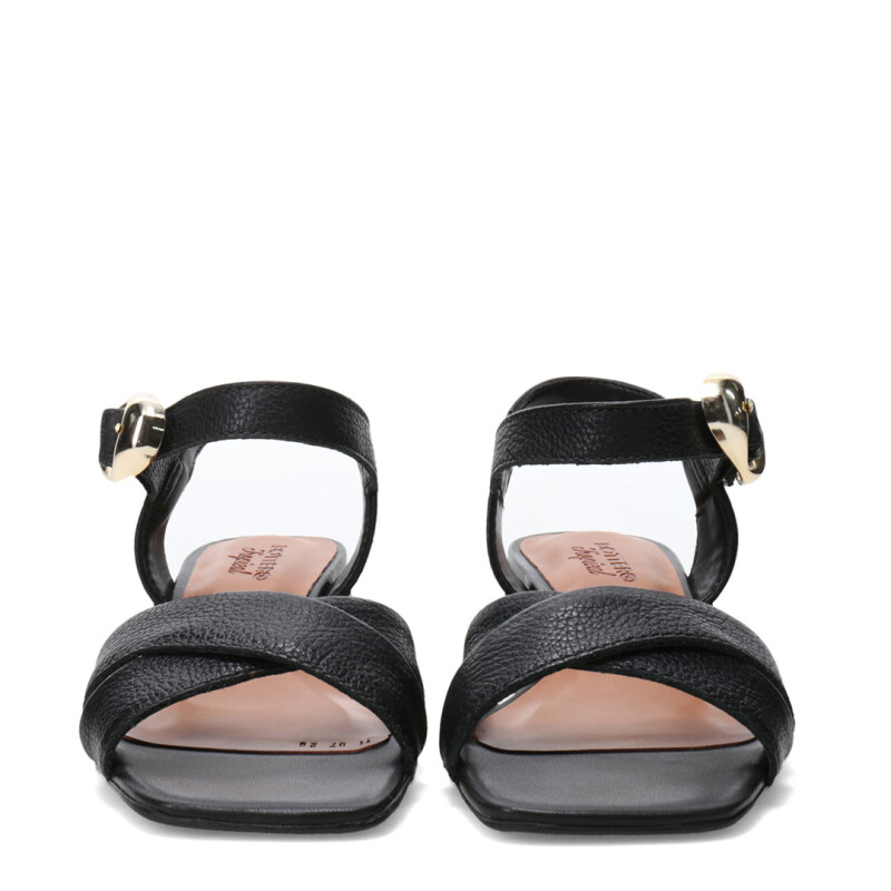 Sandalias de Mujer Bottero Cruzada Con Tobillera Rojo