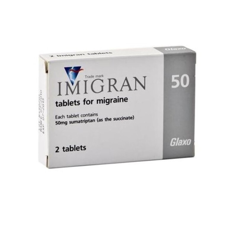 Imigran 50 Mg. 2 Tabletas Imigran 50 Mg. 2 Tabletas