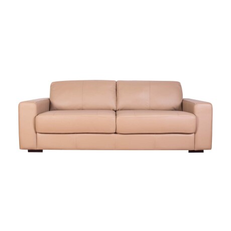 SILLÓN 3 CUERPOS CUERO-100-NATURAL MARRON TEXAS AVELLANA