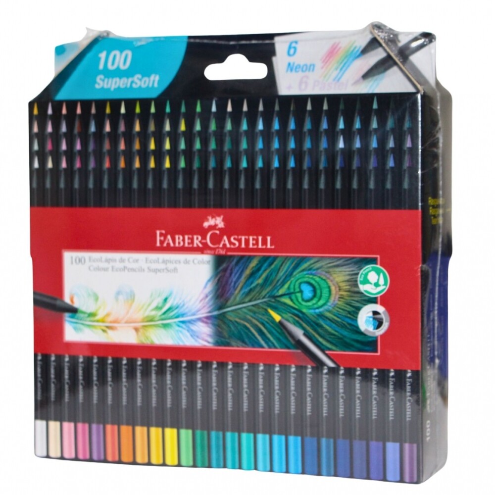 LAPIZ FABER SUERSOFT 100 COLORES LAPIZ FABER SUERSOFT 100 COLORES