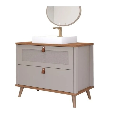 Mueble De Baño Veneto Con Bañera De 80 Cm Capuccino/freijo Mueble De Baño Veneto Con Bañera De 80 Cm Capuccino/freijo
