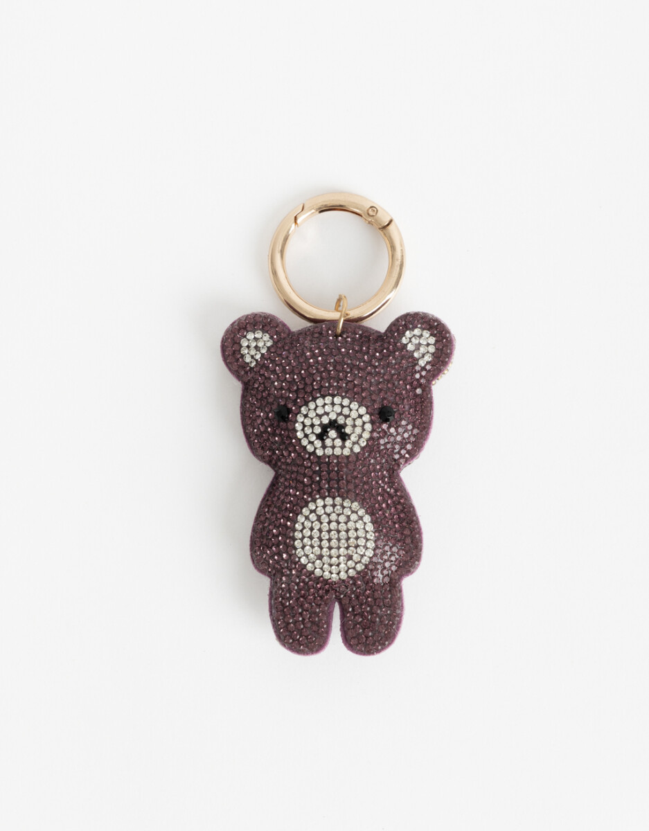 Llavero Oso Con Strass 