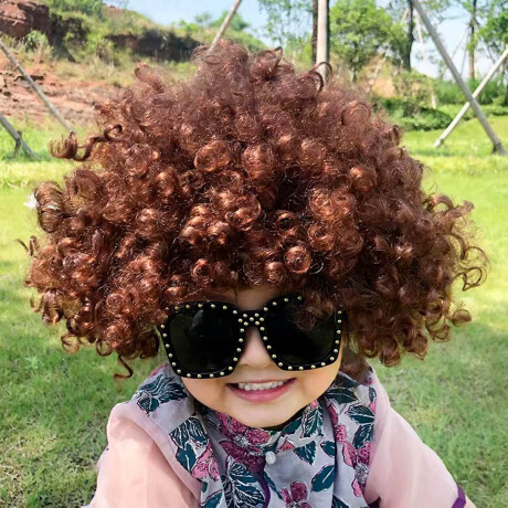 Set N°58 Cotillón Pelucas Afro 9pc Disfraz Fiesta Cot002051