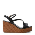 Sandalias de Mujer Bottero Plataforma Negro