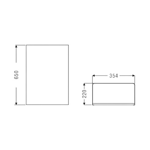 Papelera Sin Tapa De Colgar Cap. 50Lt En Acero Inox Color Negro Mate 000