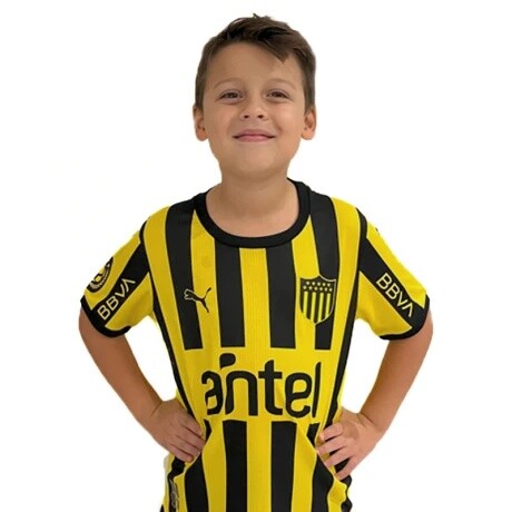 Camiseta Puma Peñarol Niño Home Jersey Amarilla-Negro no S/C